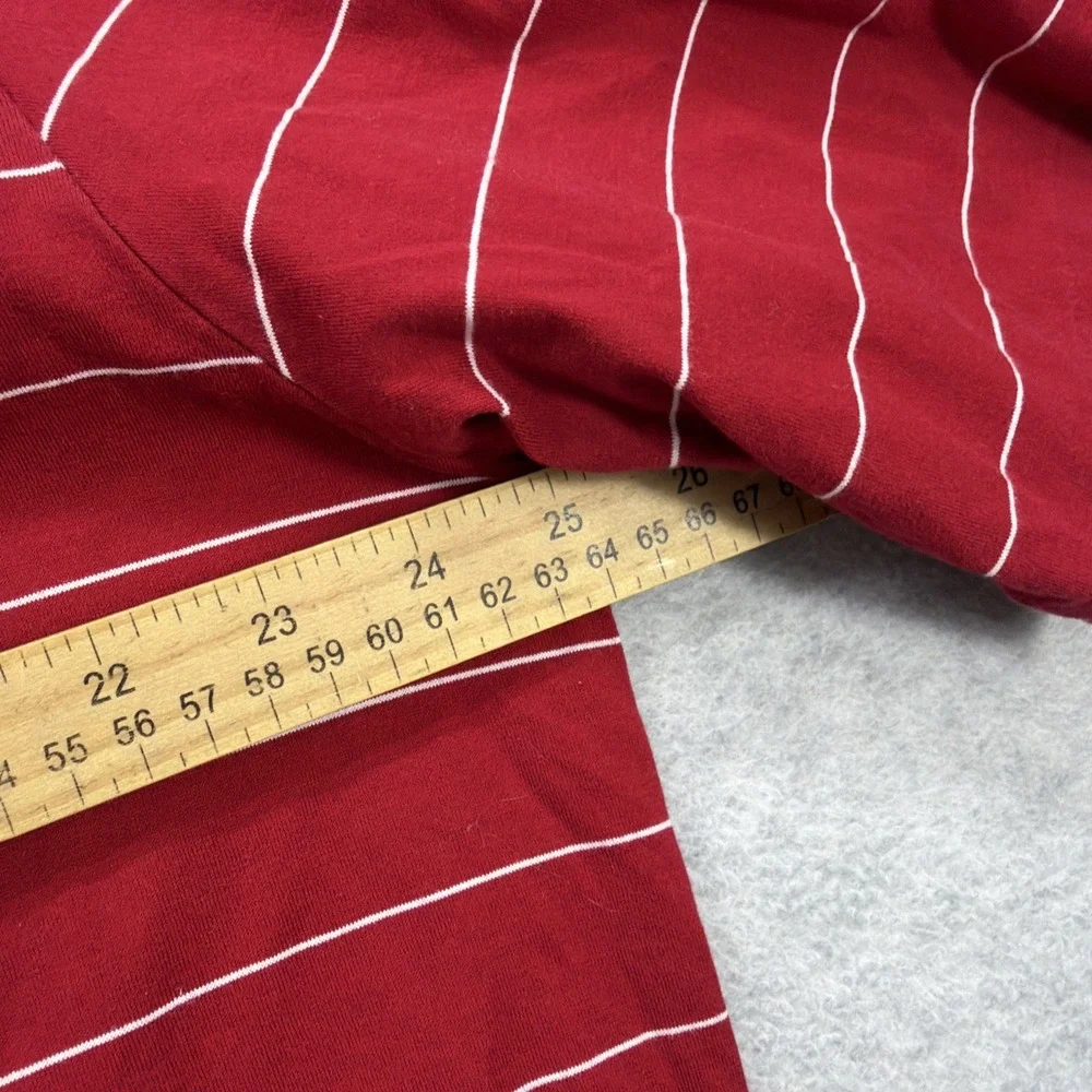 Vintage Polo Golf Ralph Lauren Shirt Mens XL Red White Striped Pima Cotton‎ Logo